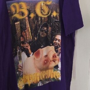 Supreme Purple Graphic T-Shirt